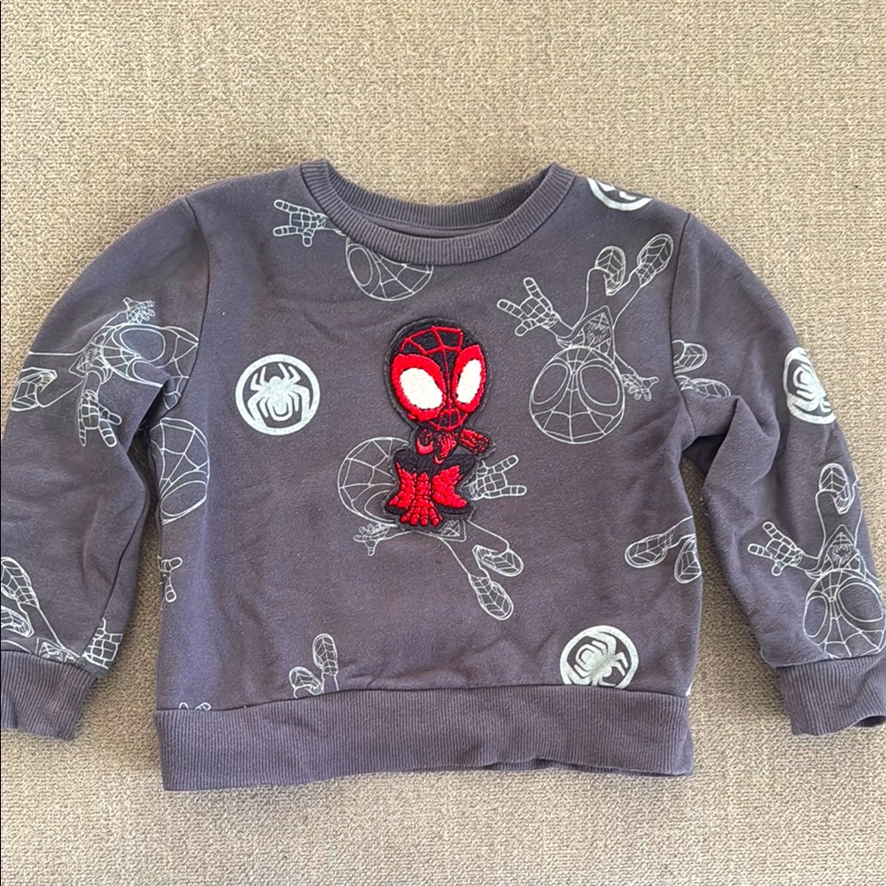 Spider-Man Kids Gray Sweatshirt